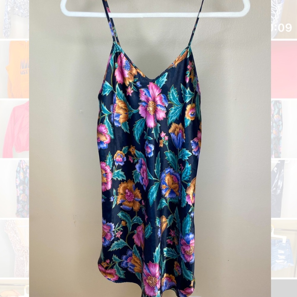 Floral Silky Dress